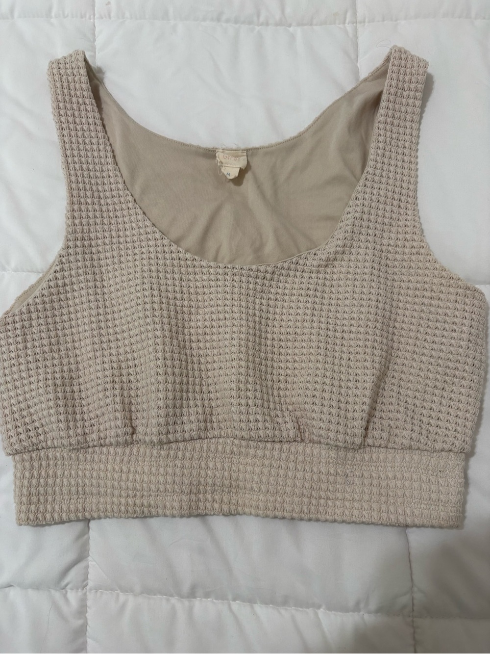 Surf Gypsy Textured Waffle Crop Tank